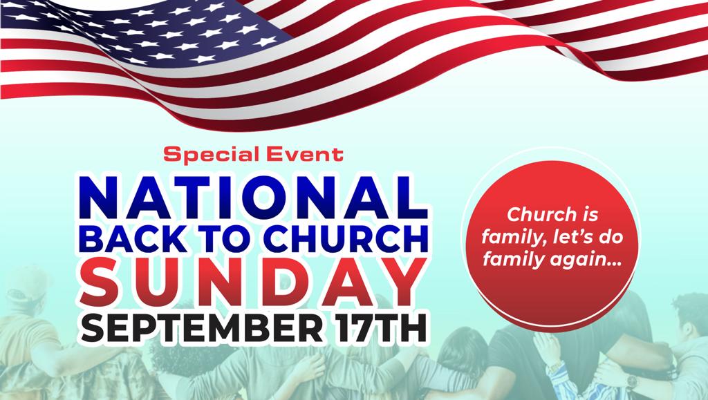 National Back to Church Sunday JCCI House of Glory